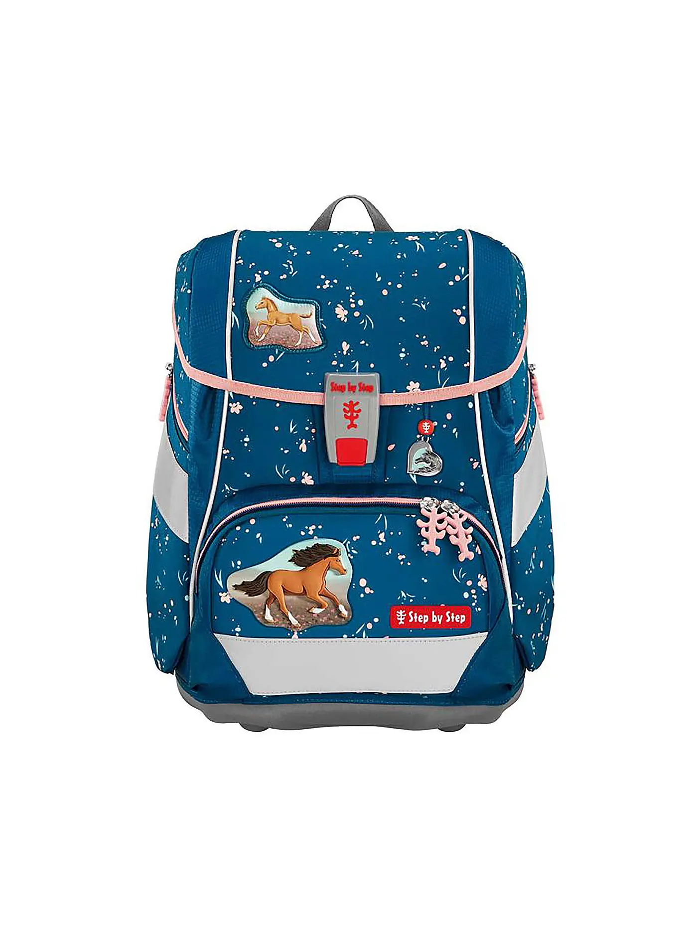 STEP BY STEP | Schultaschen Set 6tlg 2in1 Plus Wild T-Rex Taro | blau
